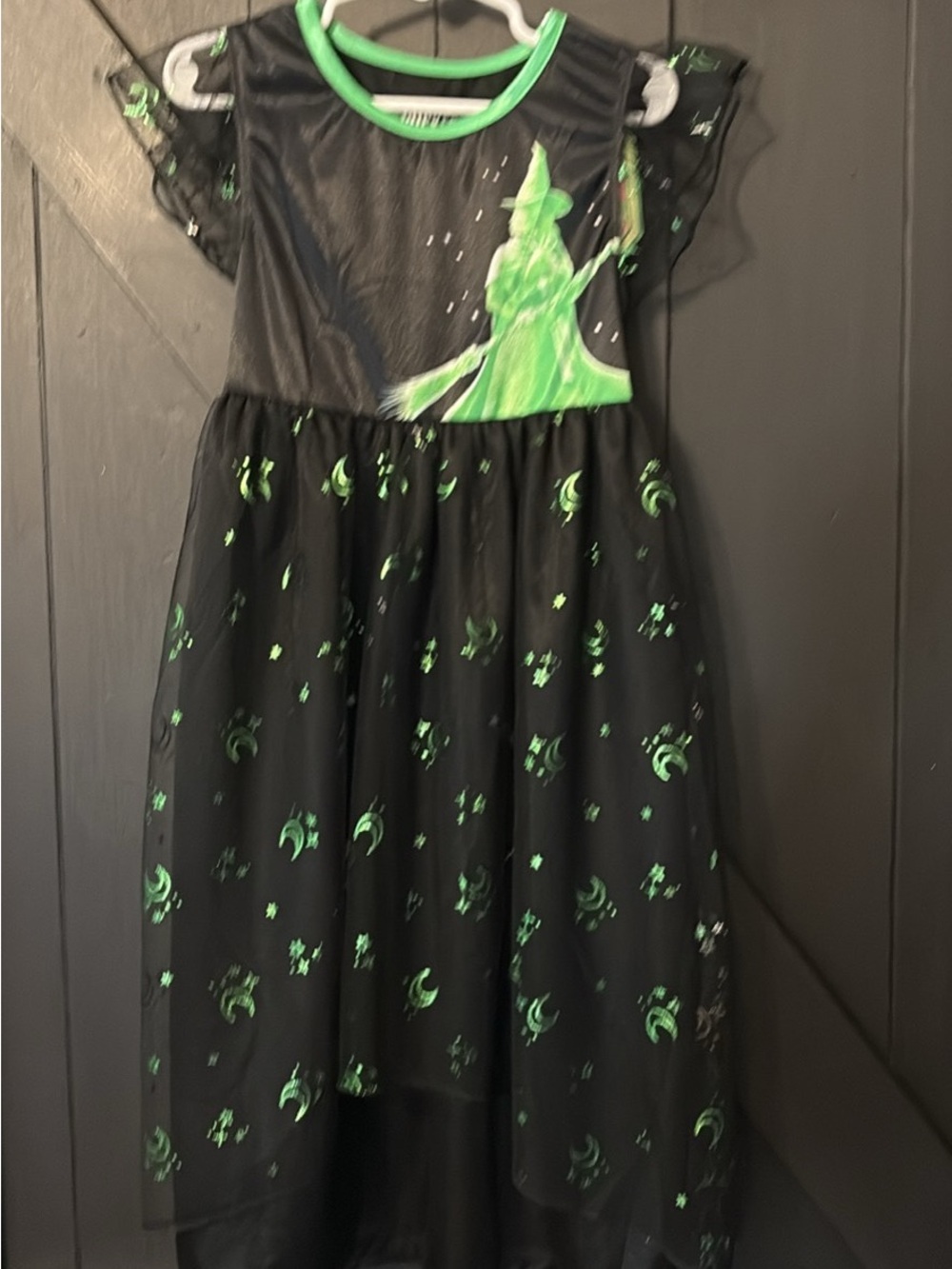 Universal Black and Green Witch Dress